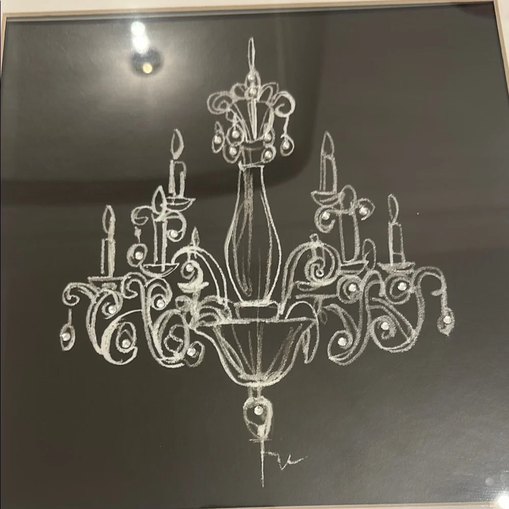 Z Gallerie Framed Chandelier Art Print